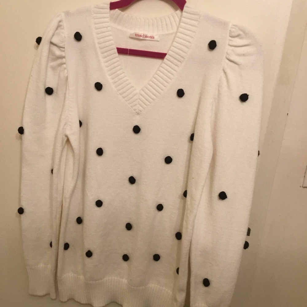 New Pom Pom sweater medium.